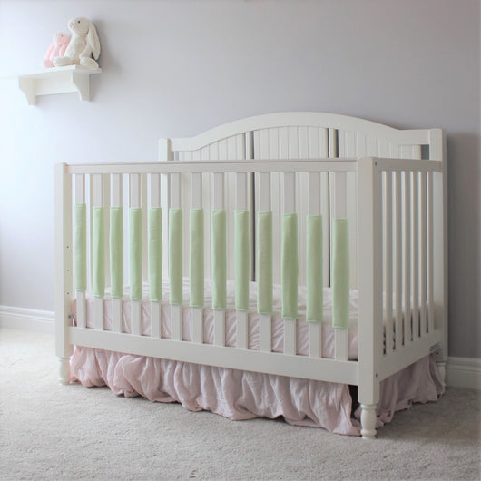 Crib Bumper Pad - Light Green