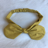 Mustard Yellow Topknot Headband