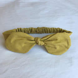 Mustard Yellow Topknot Headband