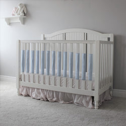 Crib Bumper Pad - Powder Blue