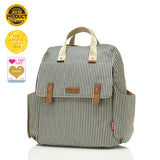 Robyn Convertible Backpack - Navy Stripe