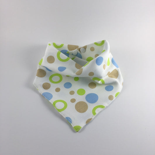Bandana Bib - Blue Bubbles